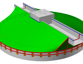 반응기 커버 3D 설계도안